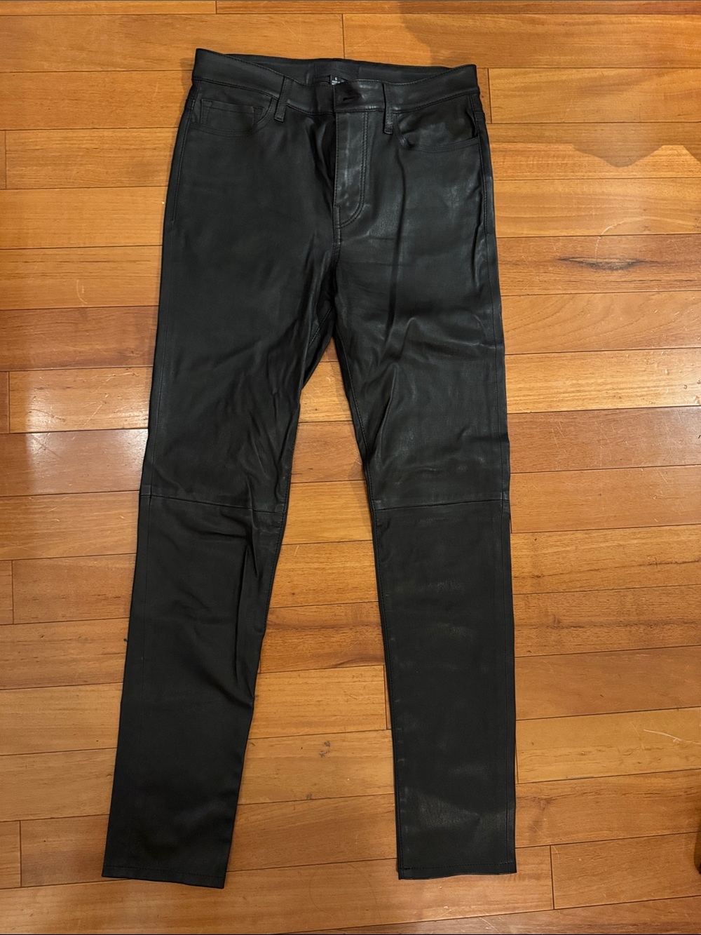 Nili Lotan Women’s Black Skinny Leather Pants